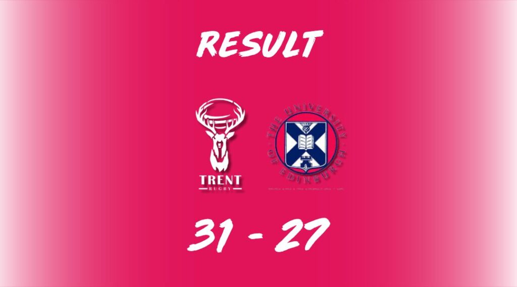 NTU 31-27 Edinburgh University